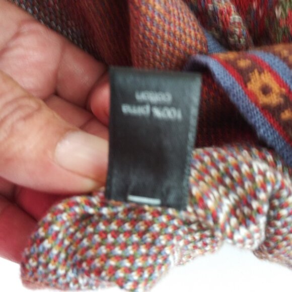 Peruvian Connection Pima Knit Dress Tank Midi Shift Empire Waist Brick Taupe XS - Picture 7 of 8